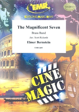 The magnificant Seven for brass band score and parts