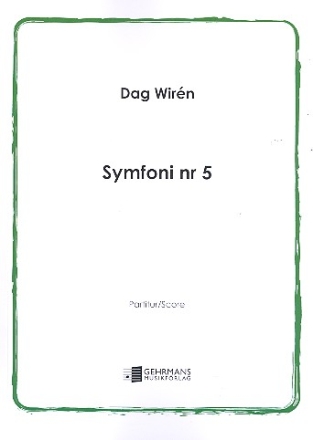 Sinfonie Nr.5 op.38 fr Orchester Partitur