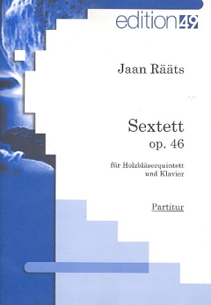 Sextett op.46 fr Flte, Oboe, Klarinette, Horn, Fagott und Klavier Stimmen