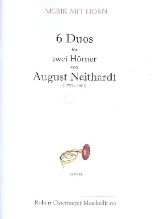 6 Duos  fr 2 Hrner Partitur