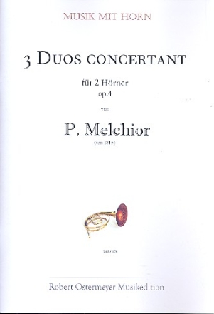 3 Duos concertants op.4 fr 2 Hrner Partitur