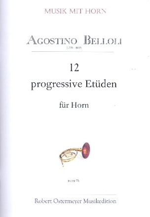 12 progressive Etden  fr Horn