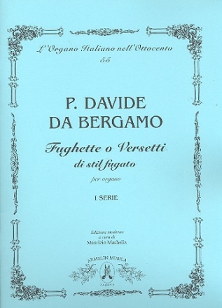 Fughette o versetti di stil fugato vol.1 per organo