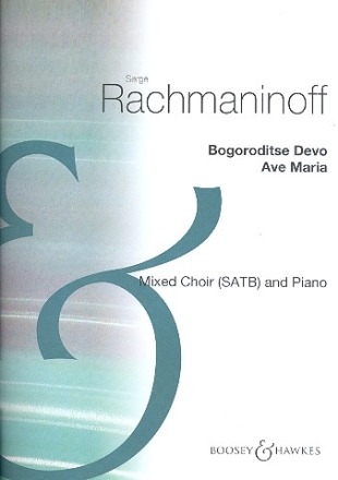 Bogoroditse Devo fr gemischter Chor (SATB) und Klavier Chorpartitur