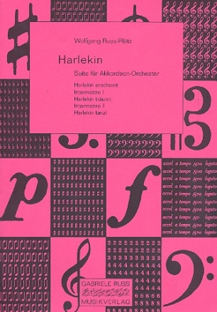 Harlekin fr Akkordeonorchester Partitur