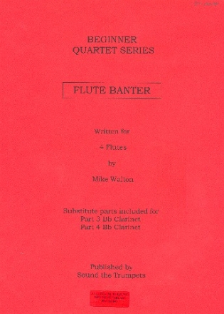 Flute Banter for 4 flutes score and parts