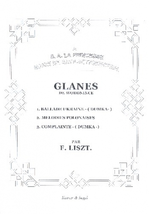 Glanes de Woronince fr Klavier