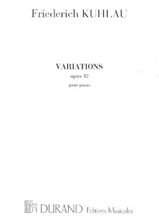 Variations op.42  pour piano