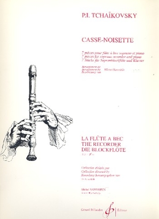 Casse-Noisette (slction) pour flte  bec soprano et piano