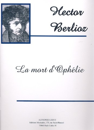 La mort d'Ophelie no.2 pour choeur de femmes et orchestre partition