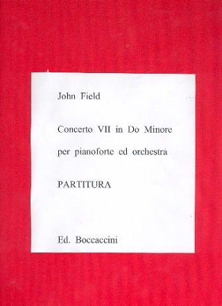 Concerto no.7 do minore per piano ed orchestra partition