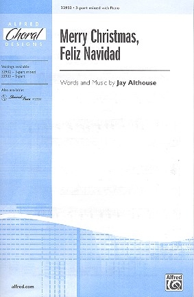 Merry Christmas for mixed chorus and piano