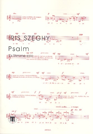Psalm fr Gesang