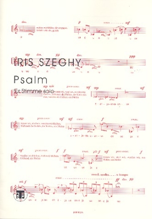 Psalm fr Gesang