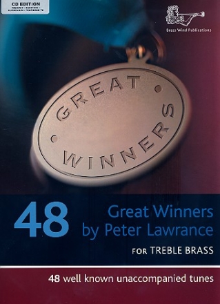 48 great Winners (+CD) for horn in F / tuba in F (treble brass)