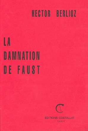 Damnation de Faust pour chant et piano