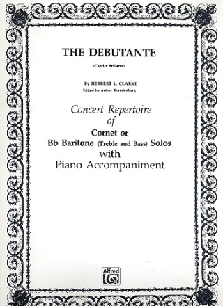 The debutante for cornet (baritone in bb) and piano