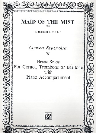 Maid of the Mist for cornet (trombone/ baritone) and piano