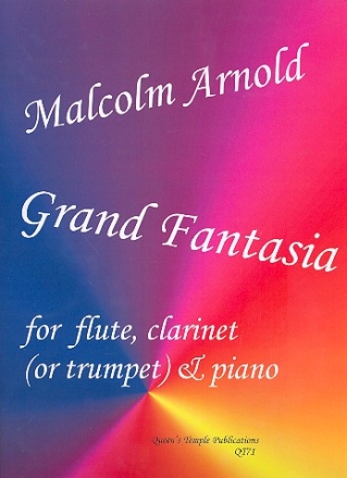 Grand Fantasia for flute, clarinet (trumpet) and piano Partitur und Stimmen