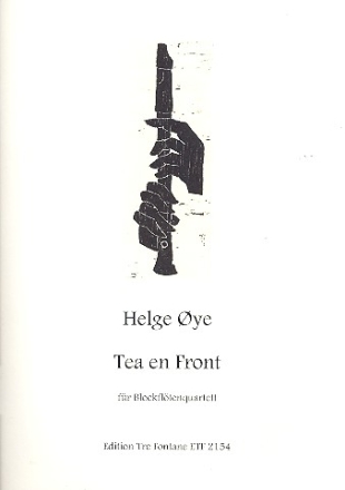 Tea en Front fr 4 Blockflten (SATB) Partitur und Stimmen
