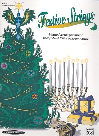 Festive Strings for string instrument (solo or ensemble) and piano piano accompaniment