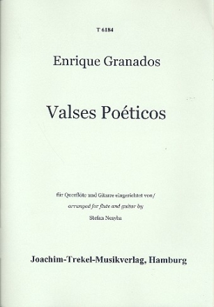 Valses poeticos fr Flte und Gitarre Partitur und Stimmen