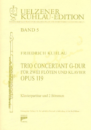 Trio concertant G-Dur op.119 fr 2 Flten und Klavier Stimmen