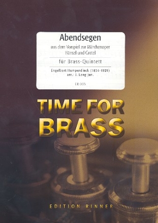 Abendsegen fr 2 Trompeten, Horn, Posaune und Tuba Partitur und Stimmen