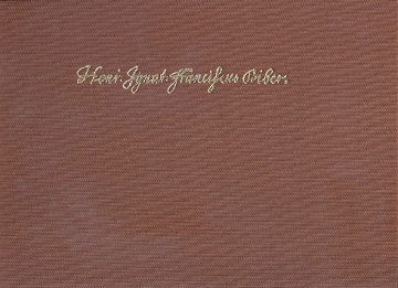 Rosenkranz-Sonaten  Faksimile