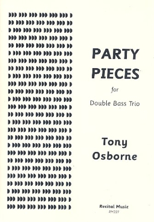 Party Pieces for 3 double basses score and parts