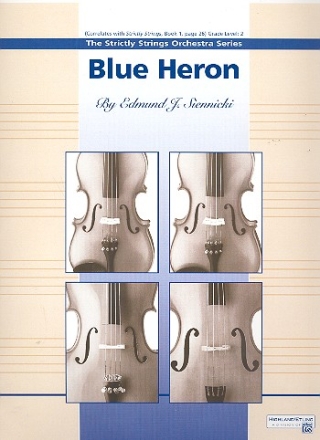 Blue Heron for 3 violins, viola, violoncello, bass and piano score and parts