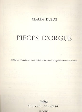 Pieces d'orgue