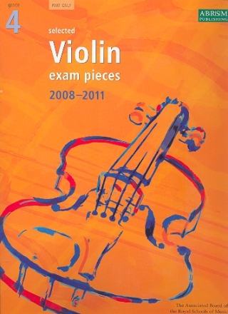 Selected Violin Exam Pieces Grade 4 (2008-2011) for violin
