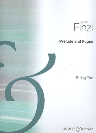 Prelude und Fugue op. 24 fr Streichtrio Partitur und Stimmen