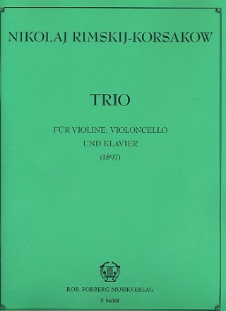 Trio fr Violine, Violoncello und Klavier Partitur und Stimmen