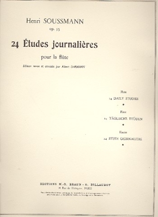 24 tudes journalires op.53 pour flute