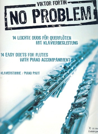 No Problem fr 2 Flten (Klavier ad lib) Klavierbegleitung/Partitur