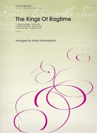 The Kings of Ragtime: fr 3 Klarinetten und Bassklarinette Partitur und Stimmen
