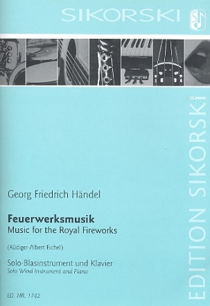 Feuerwerksmusik fr Blasinstrument in C oder B und Klavier Stimmen