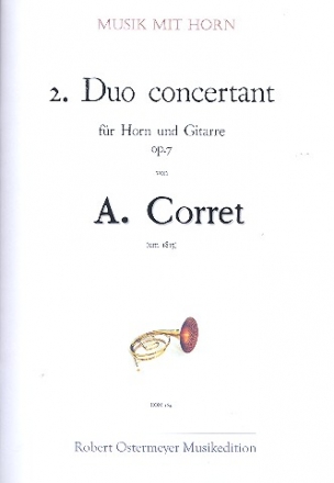 Duo concertant Nr.2 op.7 fr Horn und Gitarre Partitur und Stimme