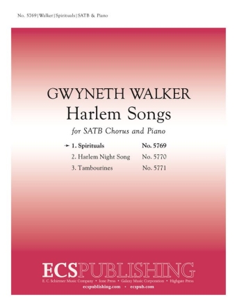 Spirituals for mixed chorus and piano score