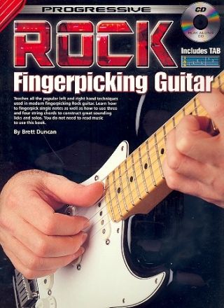 Progressive Rock Fingerpicking Guitar (+CD)