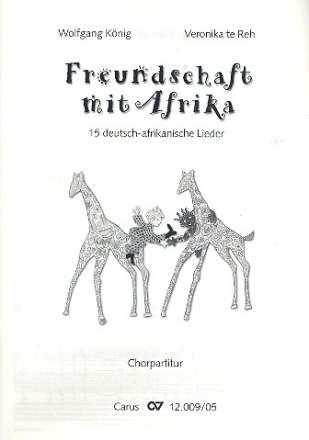 Freundschaft mit Afrika fr Kinderchor Chorpartitur