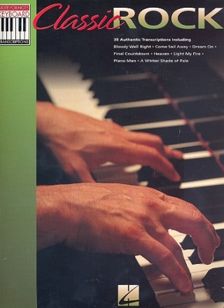 Classic Rock: songbook/rockscore keyboard/piano/vocal/guitar