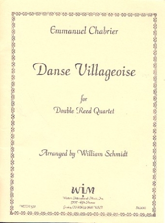 Danse villageoise fr 2 Oboen, for 2 oboes, English horn and bassoon score and parts