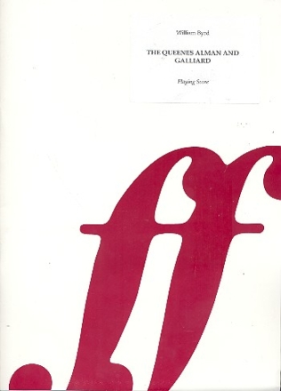 The Queenes Alman and Galliard for 4 recorders (SATB) score,  archive copy