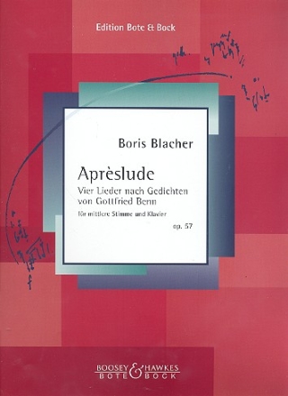 Aprslude op.57 fr Gesang (mittel) und Klavier