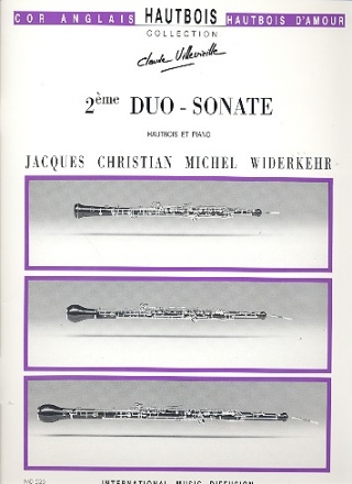 Duo-Sonate no.2 pour hautbois et piano