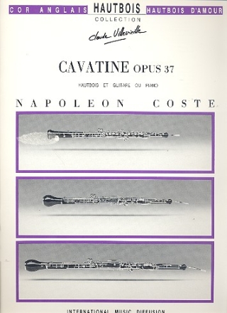 Cavatine op.37 pour hautbois et guitare (piano)