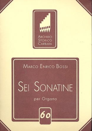 6 sonatine op.posth. per organo
